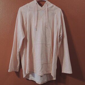 Calvin Klein Hoodie Woman X Large Peach Long Sleeve Pullover Hoodie